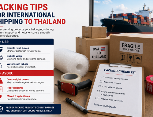 Packing Tips for International Shipping to Thailand
